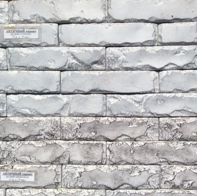 АНТИЧНЫЙ КИРПИЧ БЕЛЫЙ+СЕРЕБРО               СТОИМОСТЬ-1325 Р\М2.