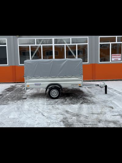 Прицеп «Спутник PRO» (2155x1300x480) увеличенный борт, оцинкованная рама, с силовым подрамником