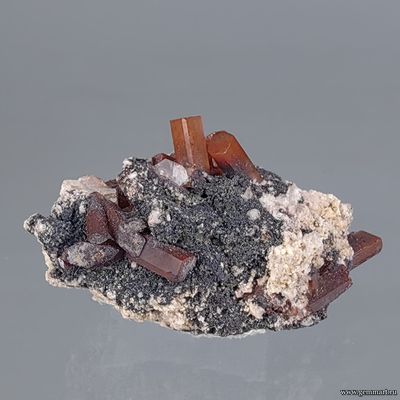 Топаз на риолите. Мексика.