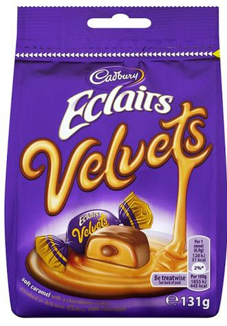 Cadbury Eclairs Velvet 131 г