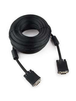 235154 Кабель VGA тройной экран феррит.кольца 10 м