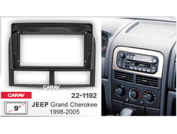 Переходная рамка CARAV 22-1192  JEEP Grand Cherokee 1998-2004 II (WJ)