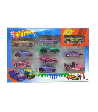 Модельки "Hot Wheels" меняют цвет 10 штук