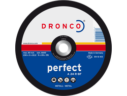 Круг отрезной по металлу A 24 R-BF 100x3x16 perfect Dronco 1100015