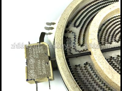 Конфорка для стеклокерамической плиты GEFEST 2200W D-230 мм, двухзонная