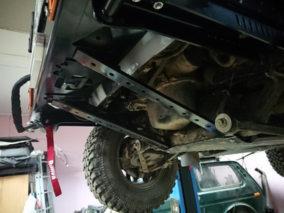 Бампер силовой передний модульный ZST-ФХ 300 (Фишхантер) под лебёдку с завязкой на балку