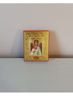 Ангел-Хранитель. Рукописная икона 9х10,5см.