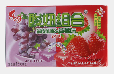 Жевательный мармелад Grape/Strawberry Taste