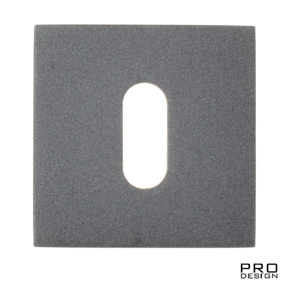 Накладка под ключ буратино на квадратном основании Fratelli Cattini KEY-8 GA антрацит серый 2 шт.