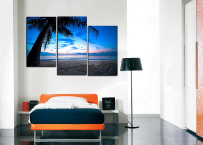 Модульная картина "Остров мечты"