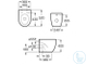 Унитаз приставной Roca Meridian-N (Испания) с сиденьем