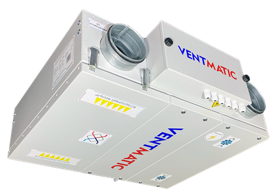 VMPVU-E-PR-300-1.8/1-1 КОМПАКТНАЯ ПРИТОЧНО-ВЫТЯЖНАЯ УСТАНОВКА С ПЛАСТИНЧАТЫМ РЕКУПЕРАТОРОМ 300 м3/ч, 1,8 kW/230VAC