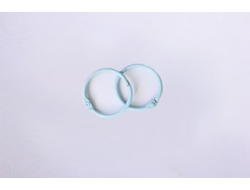 Разъемные кольца, диаметр 35 мм (цвет голубой)