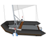 Подмачтовая рама 40*2мм на лодку (неразборные поперечины)