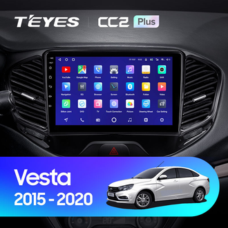 Teyes CC2 Plus 9&quot; 4-64 для LADA Vesta 2015-2020