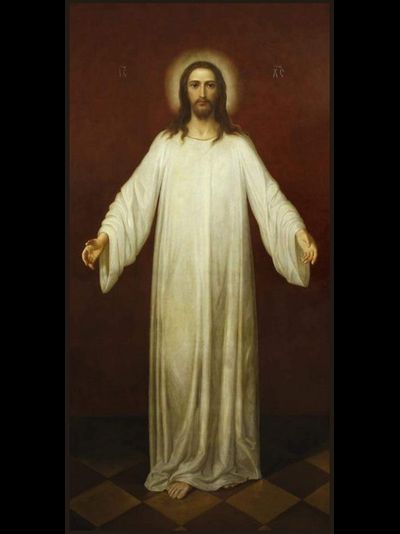 Господь Вседержитель (Спаситель, Спас). Рукописная икона.