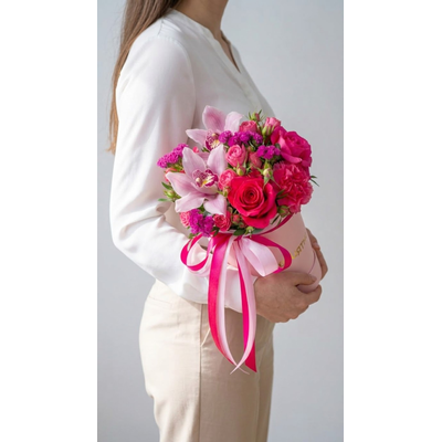 Цветочная композиция на 8 марта № 717