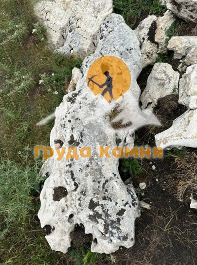 Известняк плоский степной, фракция 150-3000 мм