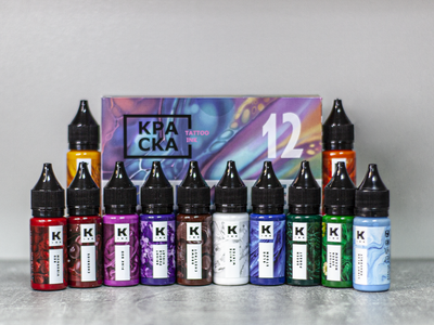 СЕТ ЛЕТНИЙ - КРАСКА Tattoo Ink