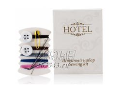 Одноразовый швейный набор в картоне Hotel для отелей и гостиниц