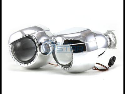 Комплект биксеноновых линз G5 MINI H1 2.0 дюйма (50MM) полукруглые маски