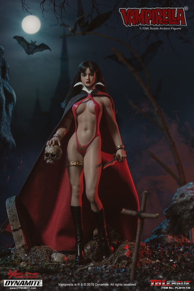Вампирелла - Коллекционная фигурка 1/12 (PL2019-130) - Vampirella 1/12 Scale Action Figure - TBLeague