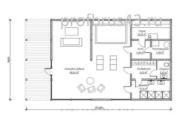 Фахверковая Баня 167 м2