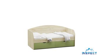 КРОВАТЬ ПОДРОСТКОВАЯ СКАНДИ (крафт золотой/миррис), 1944*917*947