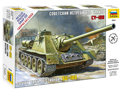 Сборная модель: (Звезда 5044) Советская САУ СУ-100
