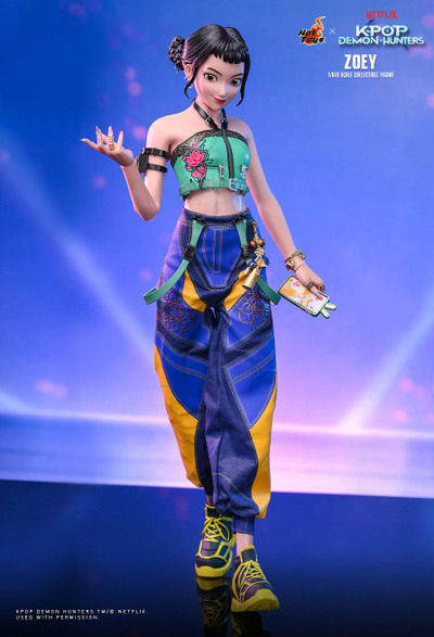 ПРЕДЗАКАЗ - Зои ("Кейпоп-охотницы на демонов") - Коллекционная ФИГУРКА 1/6 Zoey KPop Demon Hunters (TMS178) - Hot Toys ?ЦЕНА: 30900 РУБ.?