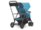 Прогулочная коляска для погодок Joovy Caboose Ultralight Graphite Голубой