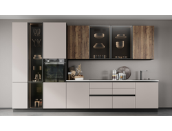 Кухня Авеню Дуб галифакс табак монолит глоу