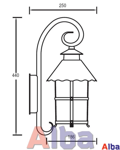 Caior 1 81502 18 Парковый светильник