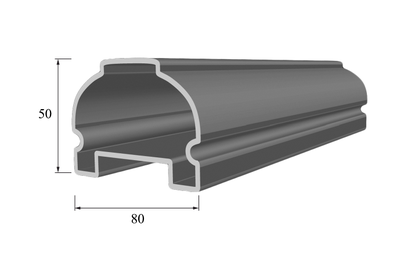 размеры монтажа поручня PU-001