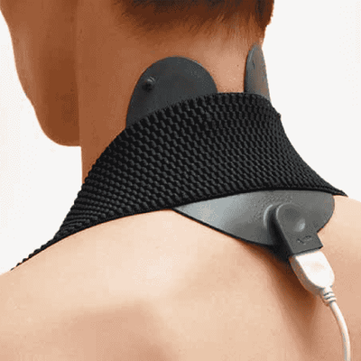 ДЭНАС-аппликатор на шее