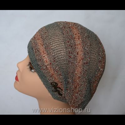 берет вязаный летний италия vizio