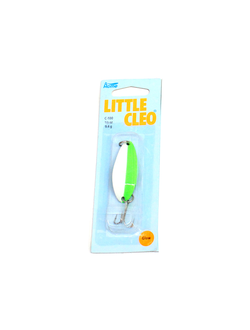 Блесна LITTLE CLEO 1/3 OZ (GLOW), цвет светящаяся с зеленой полосой