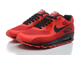 Nike Air Max 90 красные/замшевая вставка (41-45) Арт. 022F