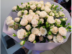 Букет из 9 кустовых роз