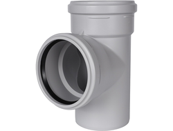 Тройник канализационный STOUT D 110х110 / 87,5° бесшумный (Арт. SKB-0016-111187)