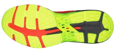 Asics Gel-Kayano 25 Красные с желтым