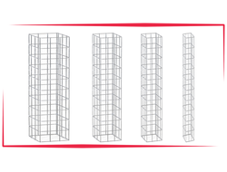 Столбы из сварной сетки