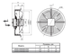 Вентилятор осевой AXG4E-250S-E5Z