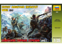 Сборная модель: (Звезда 3606) Советские горные стрелки 1942 г.