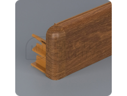 Угол наружный к плинтусу Comfort Classic 80 Орех 224