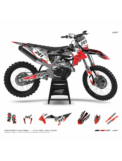 Наклейки на мотоцикл KTM 250 300 450 2020 екатеринбург мотонаклейкару мотопленка рф ктм ktm sx sfx