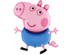 Фольгированный шар "Свинка Пеппа Джордж"