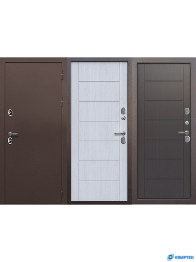 Дверь входная с терморазрывом Isoterma 11 см Медный антик купить в Челябинске | КВИРТЕК