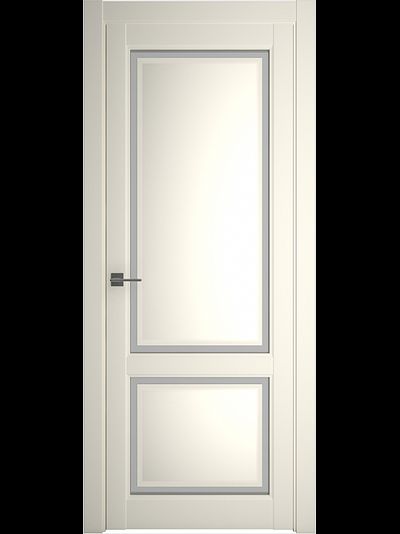 Межкомнатная дверь Афина 2 ваниль, покрытие винил