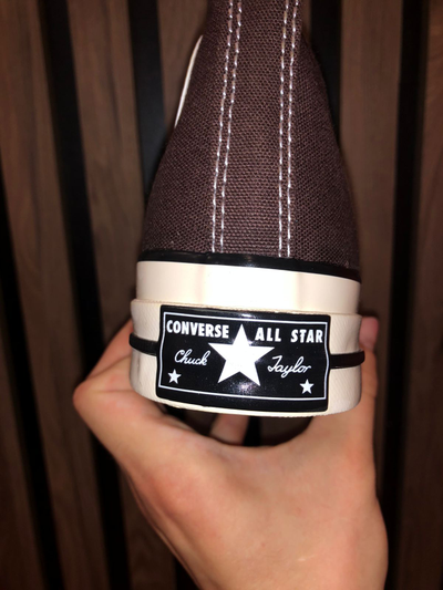 Как выглядят кеды Converse Chuck Taylor 70 Dark Root коричневые высокие 170551C